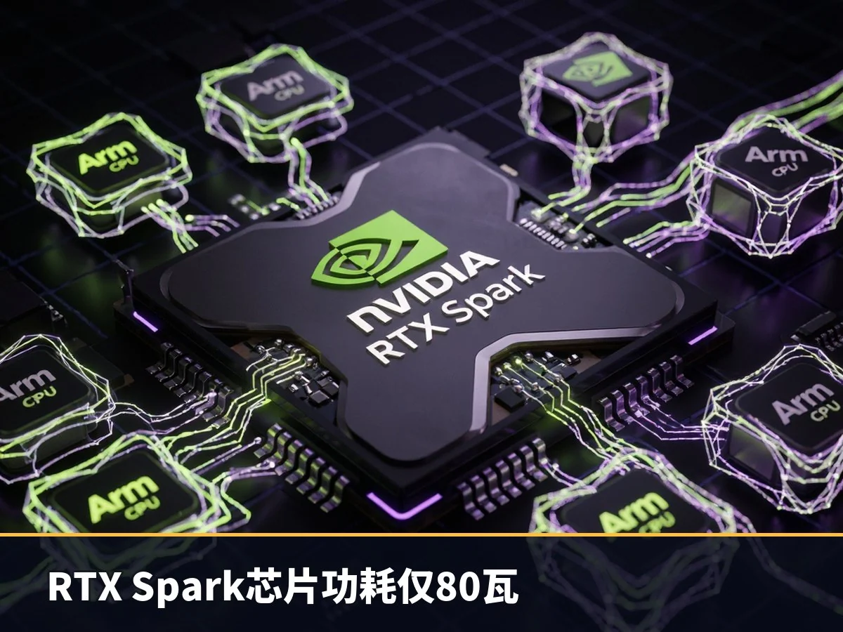 RTX Spark芯片功耗仅80瓦