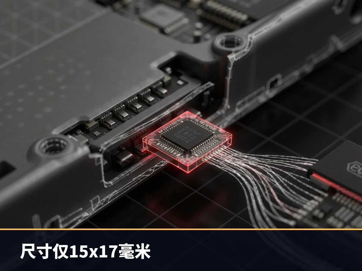 尺寸仅15x17毫米