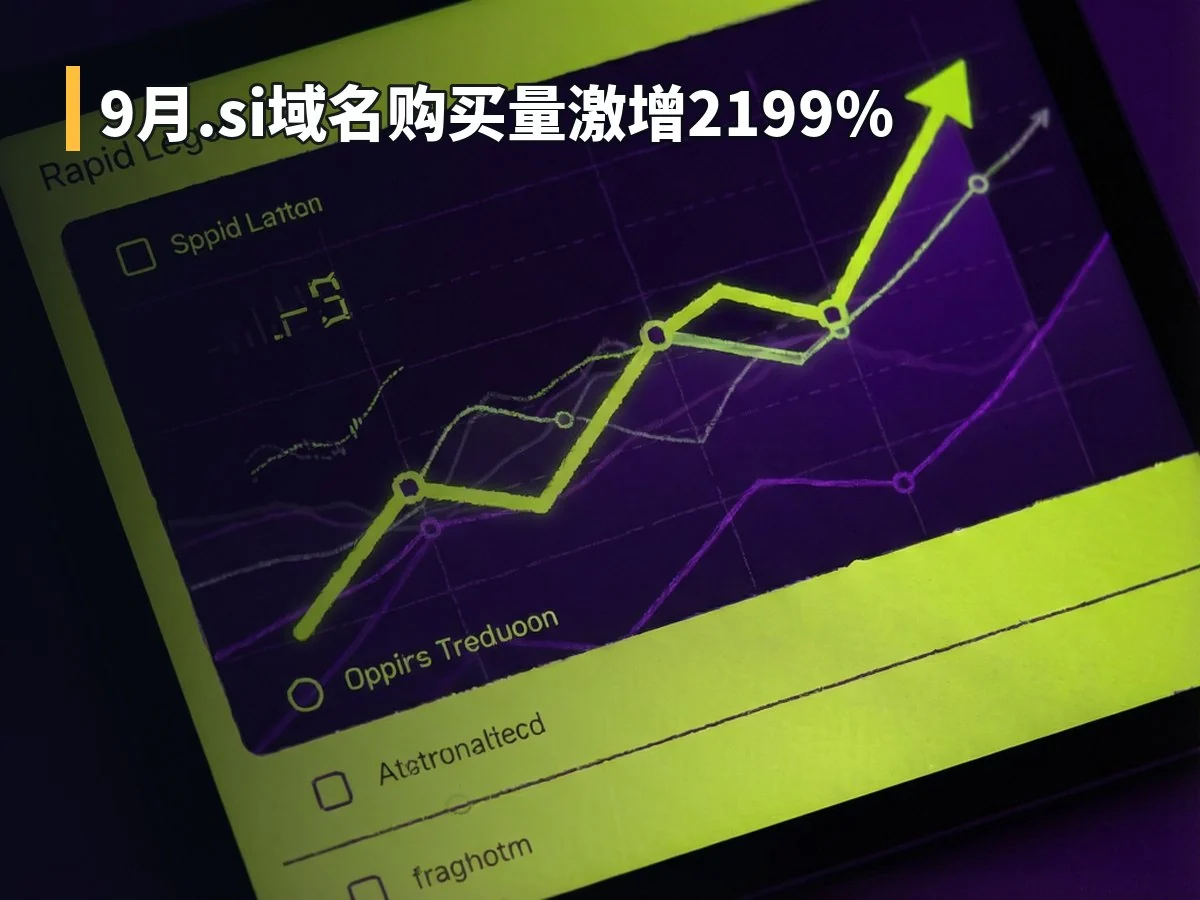 9月.si域名购买量激增2199%