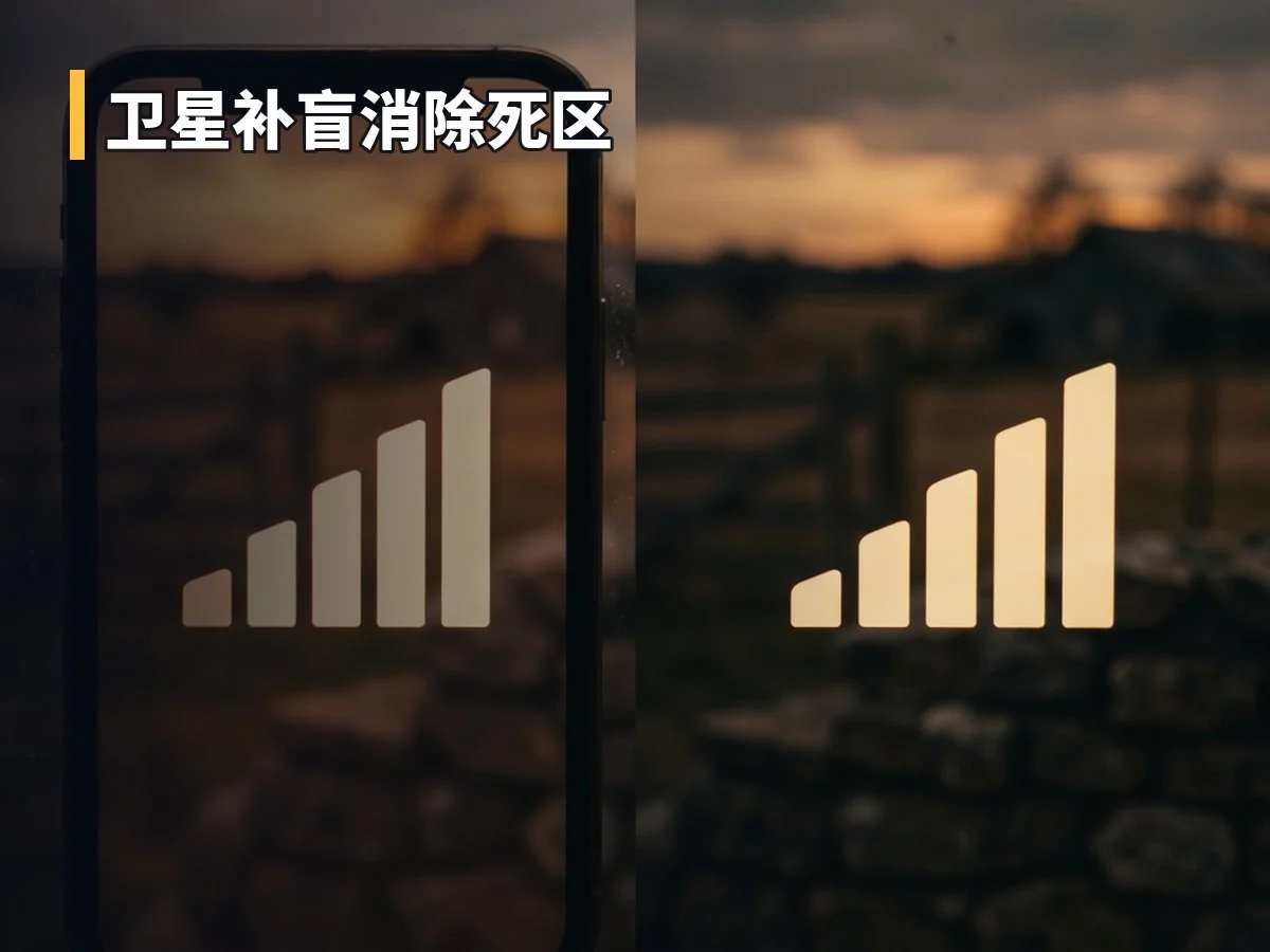 卫星补盲消除死区