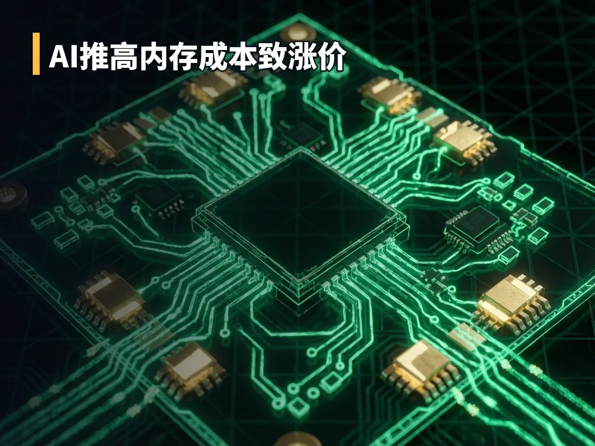 AI推高内存成本致涨价