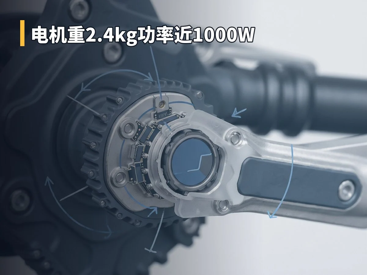 电机重2.4kg功率近1000W