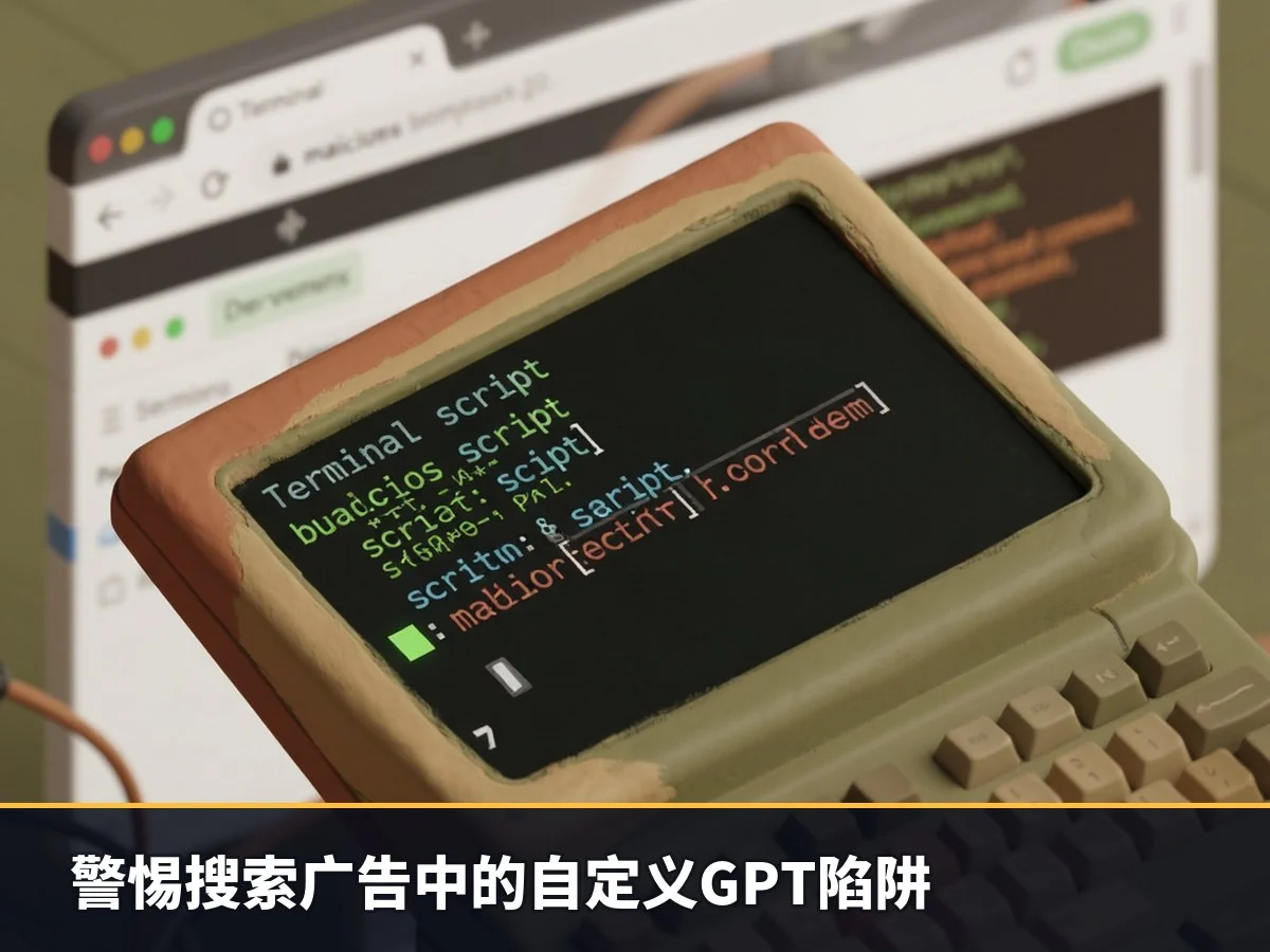 警惕搜索广告中的自定义GPT陷阱
