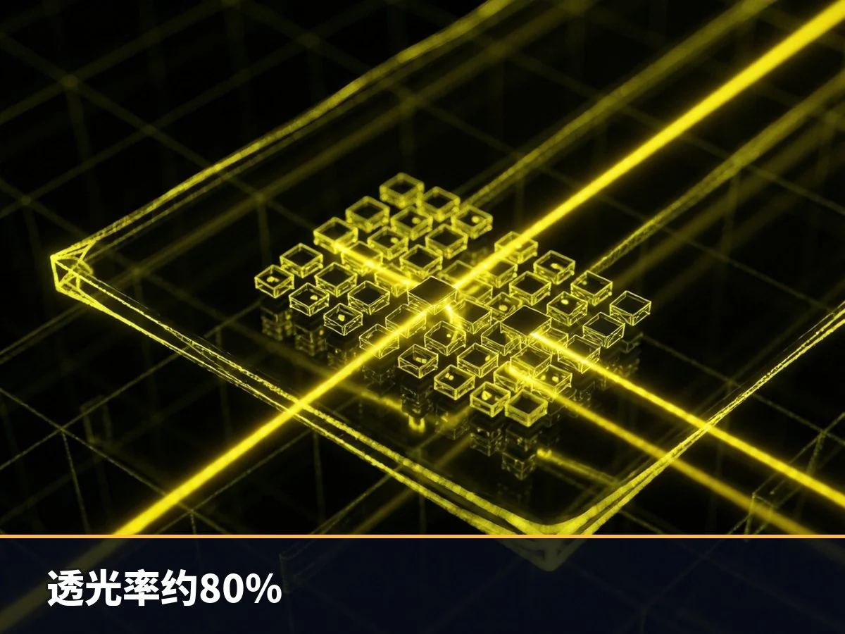 透光率约80%