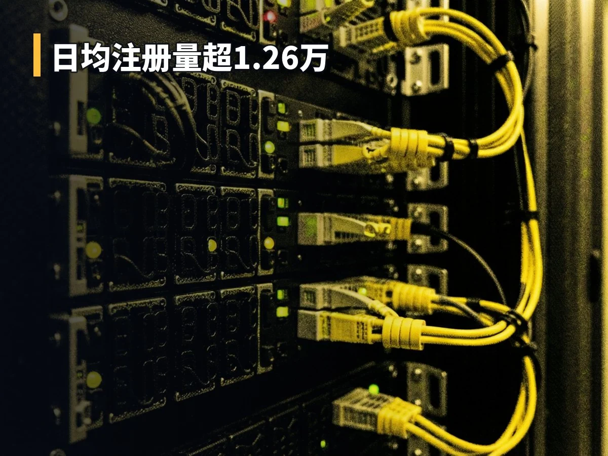 日均注册量超1.26万