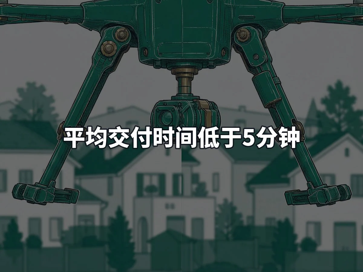 平均交付时间低于5分钟