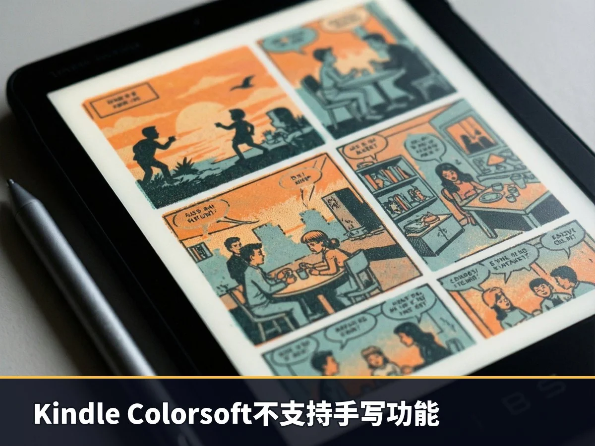 Kindle Colorsoft不支持手写功能