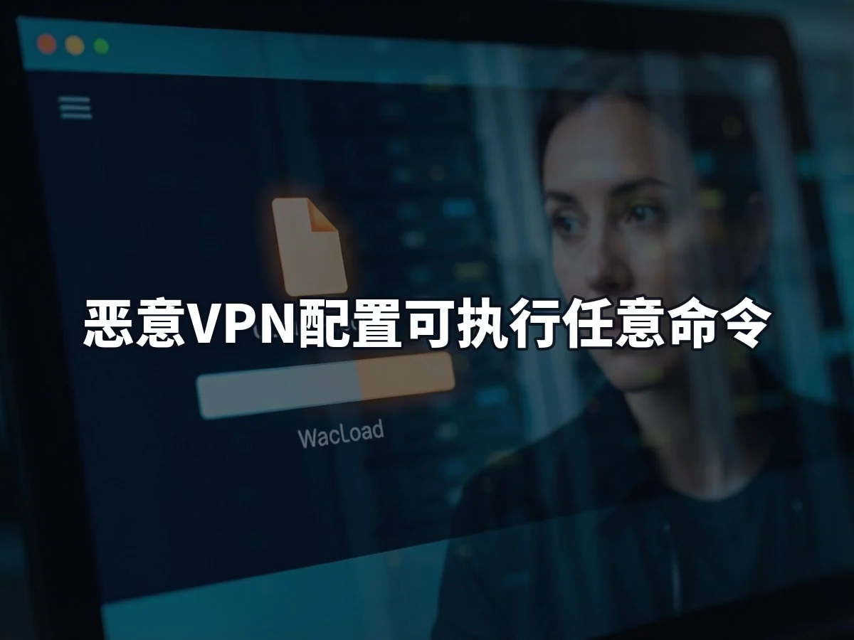 恶意VPN配置可执行任意命令
