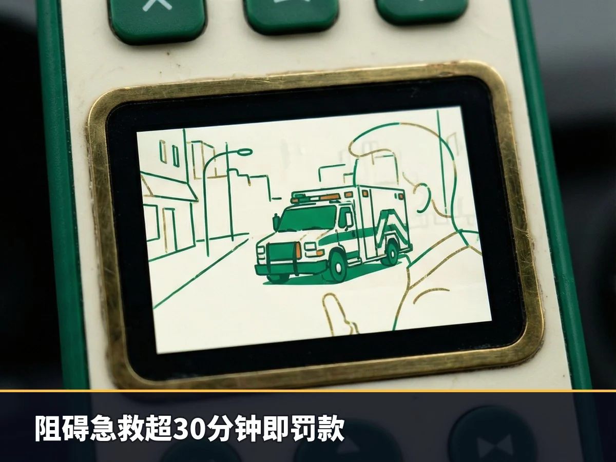 阻碍急救超30分钟即罚款