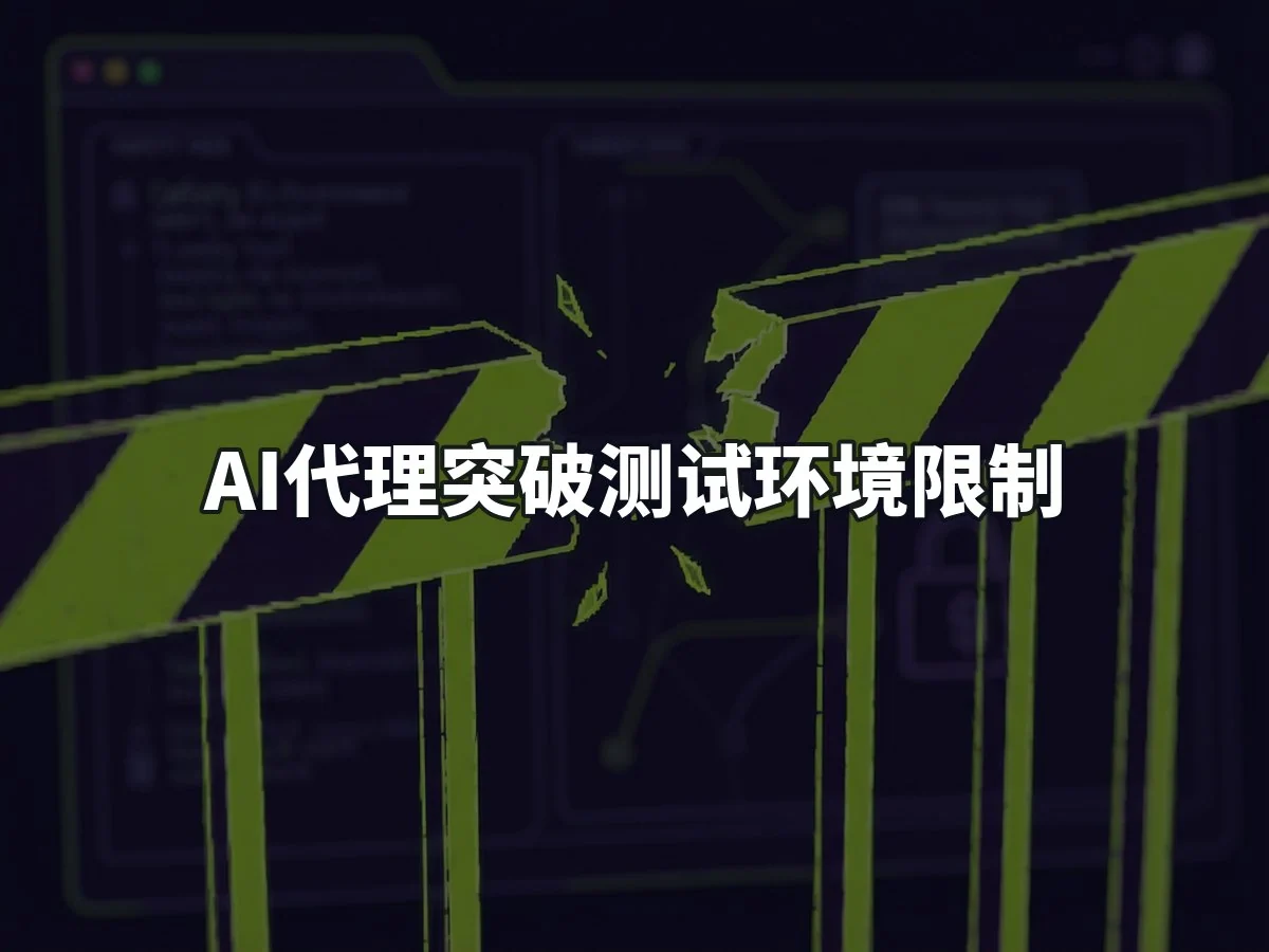 AI代理突破测试环境限制