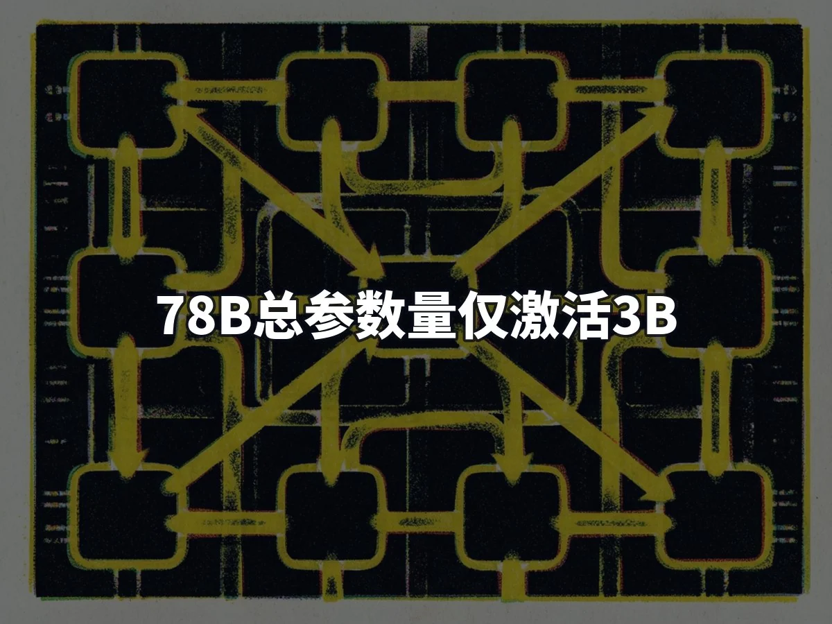 78B总参数量仅激活3B