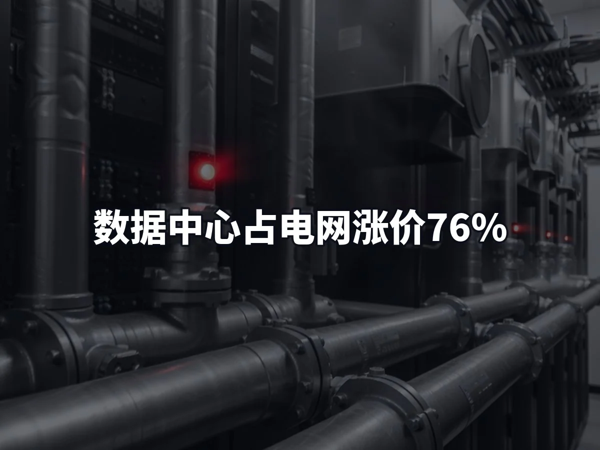 数据中心占电网涨价76%