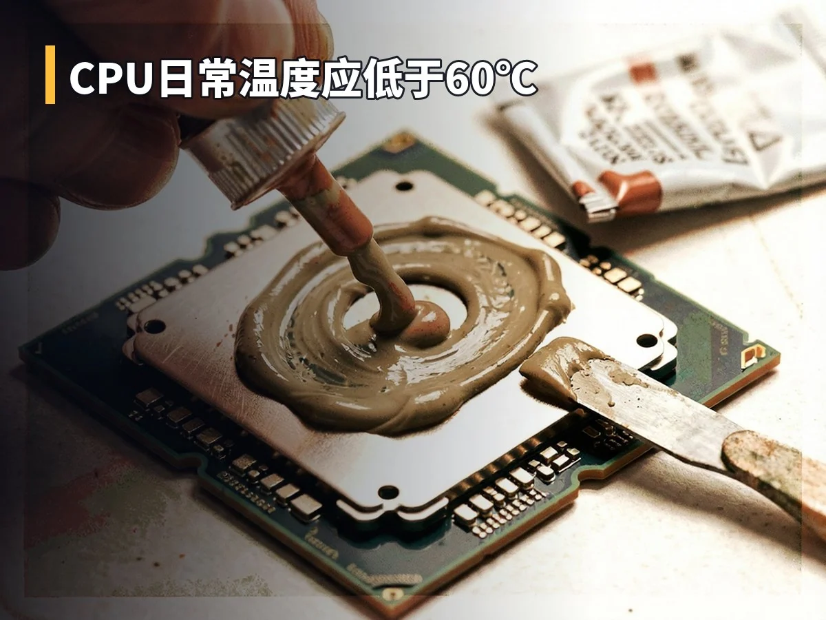 CPU日常温度应低于60℃