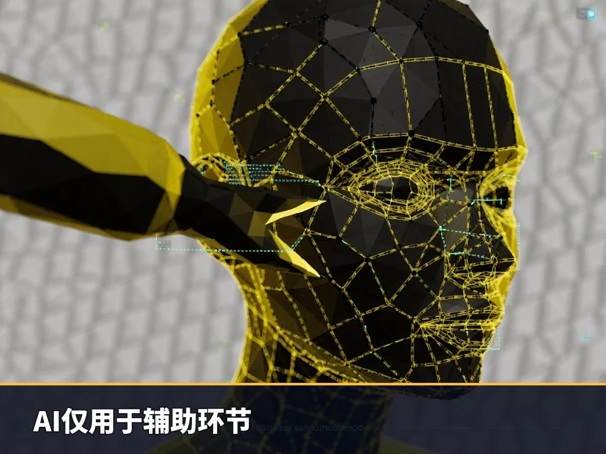 AI仅用于辅助环节