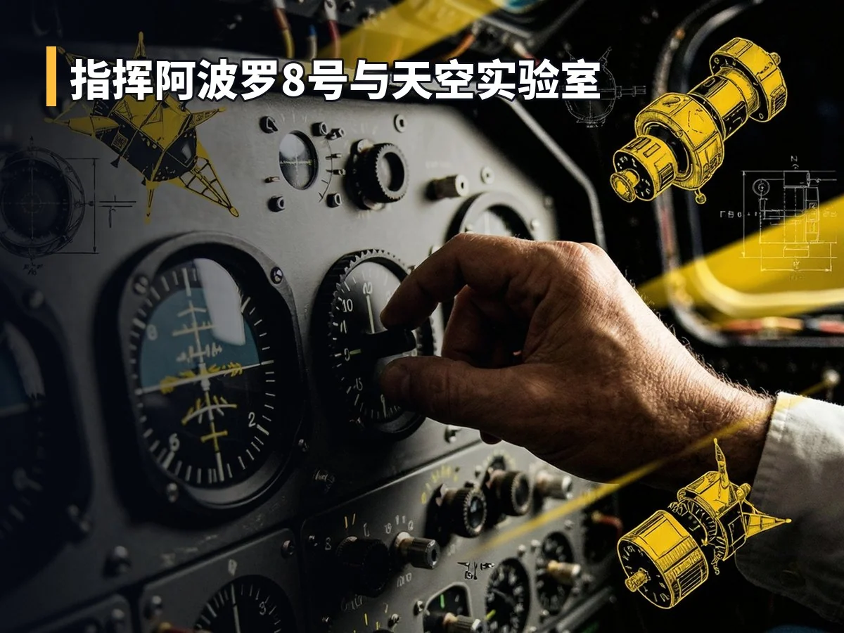 指挥阿波罗8号与天空实验室