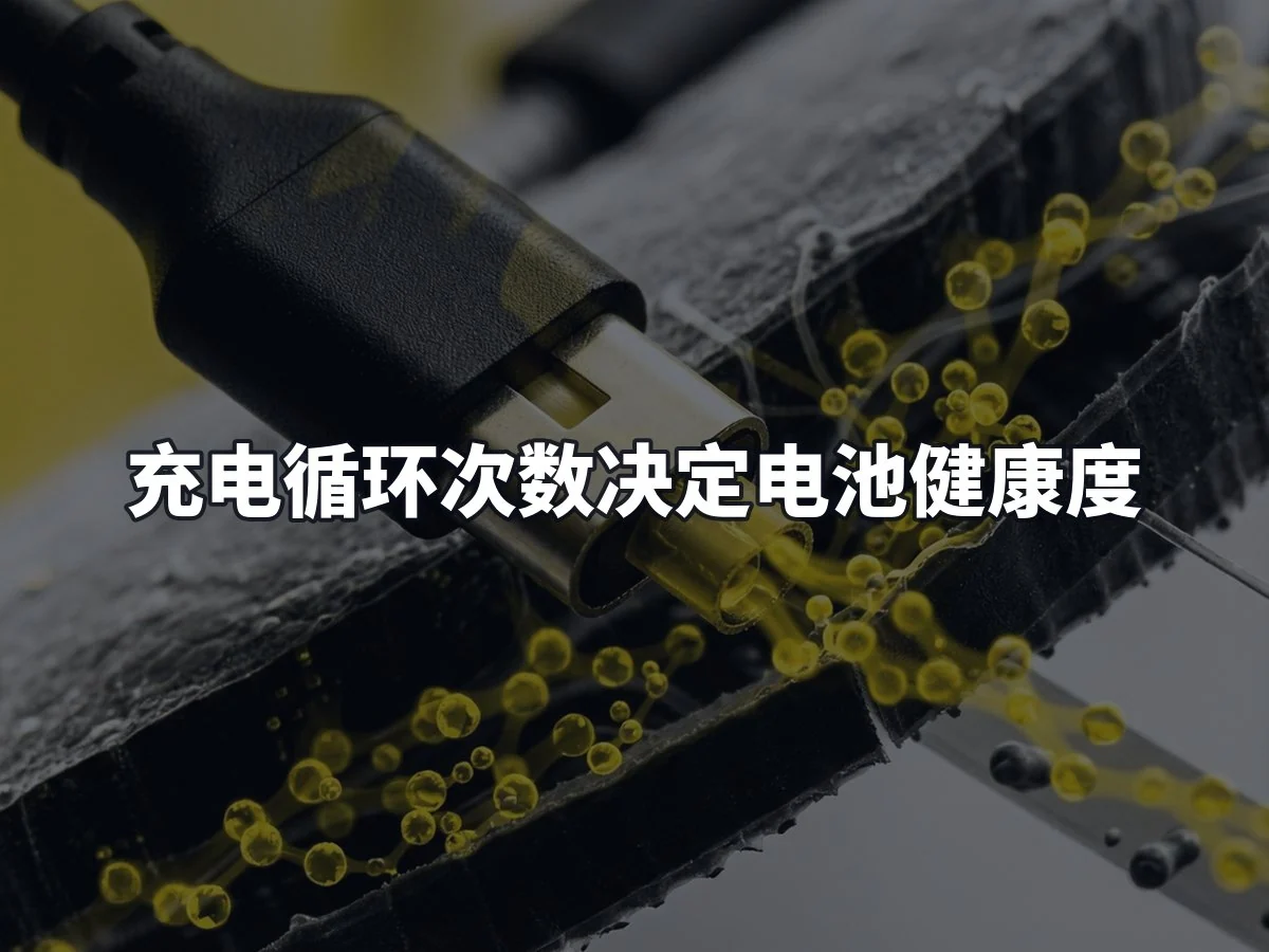 充电循环次数决定电池健康度