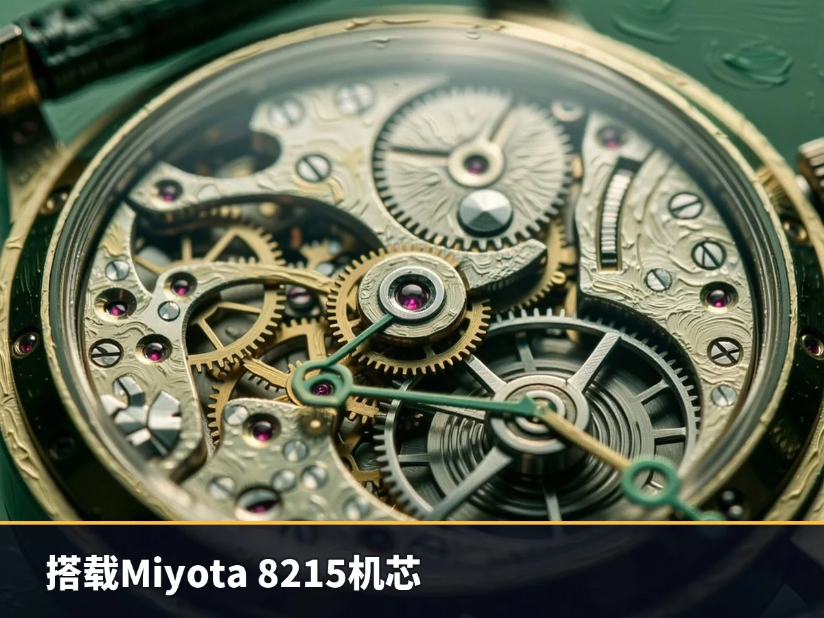 搭载Miyota 8215机芯