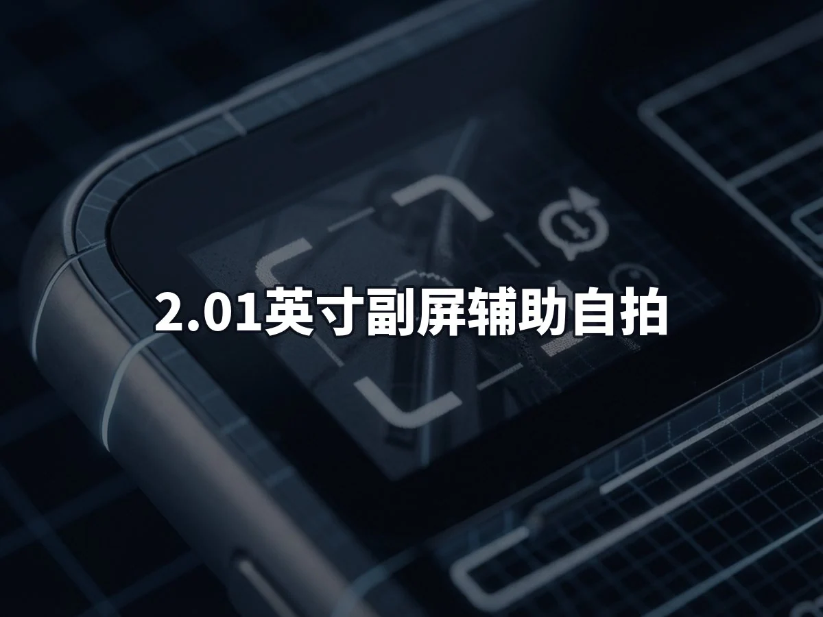 2.01英寸副屏辅助自拍