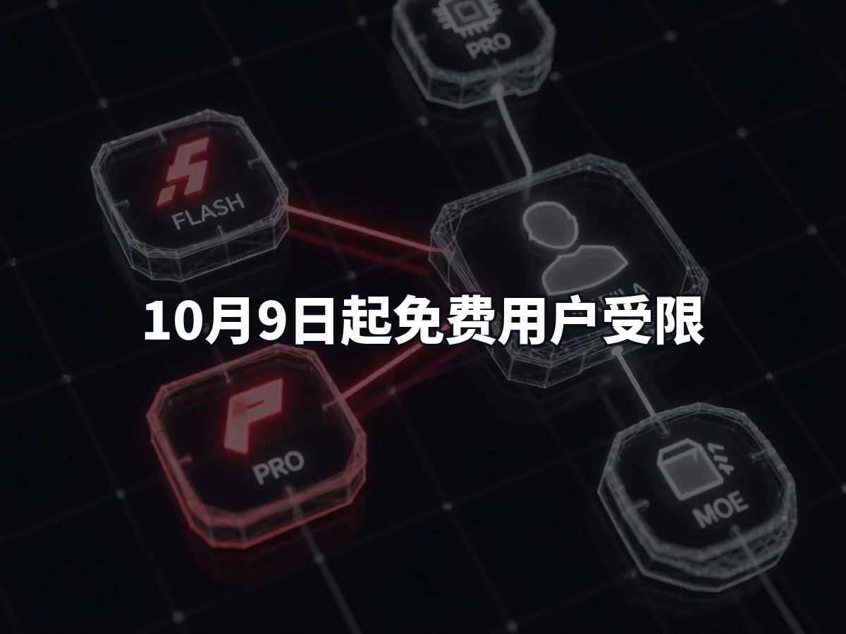 10月9日起免费用户受限