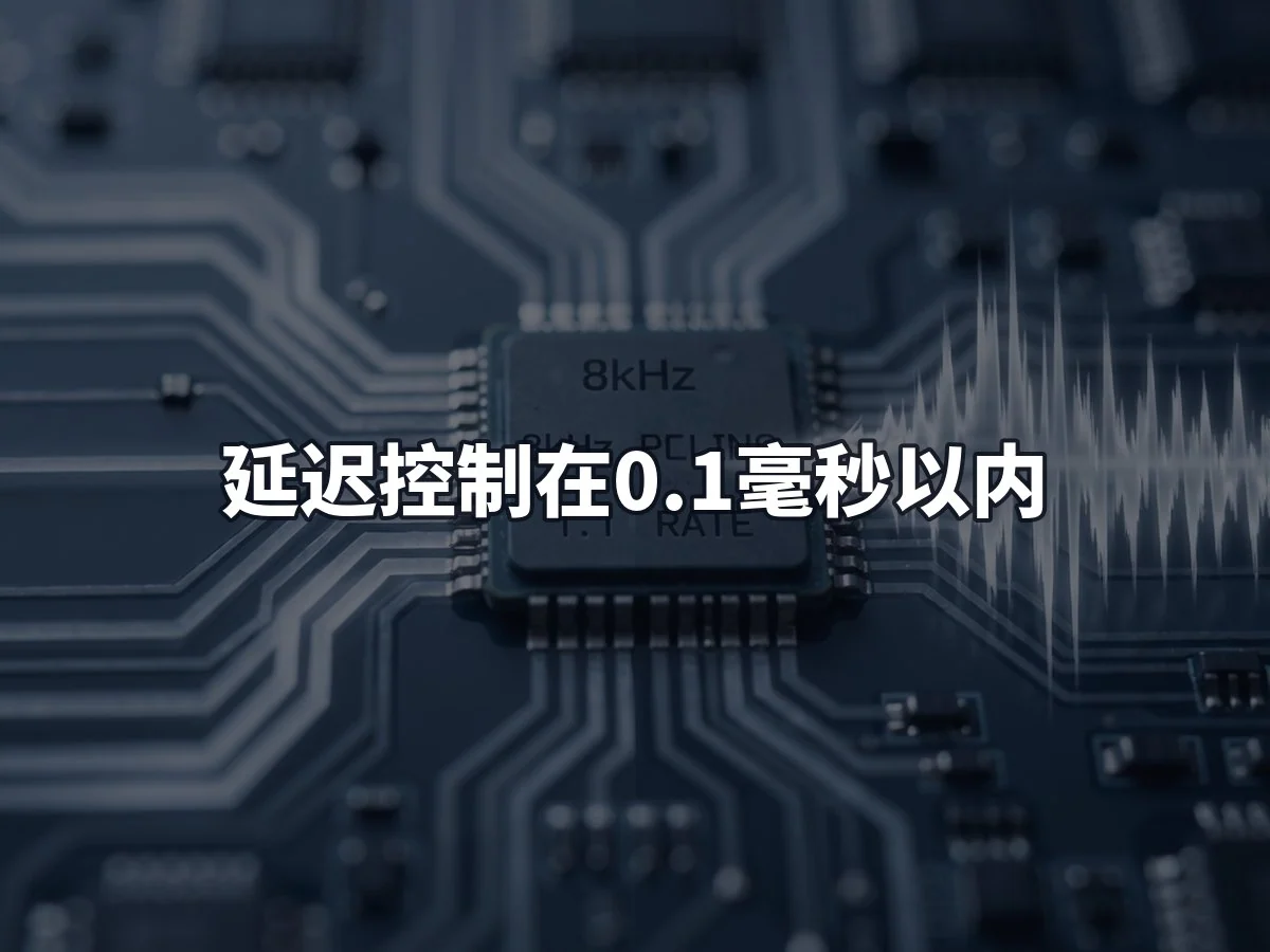 延迟控制在0.1毫秒以内