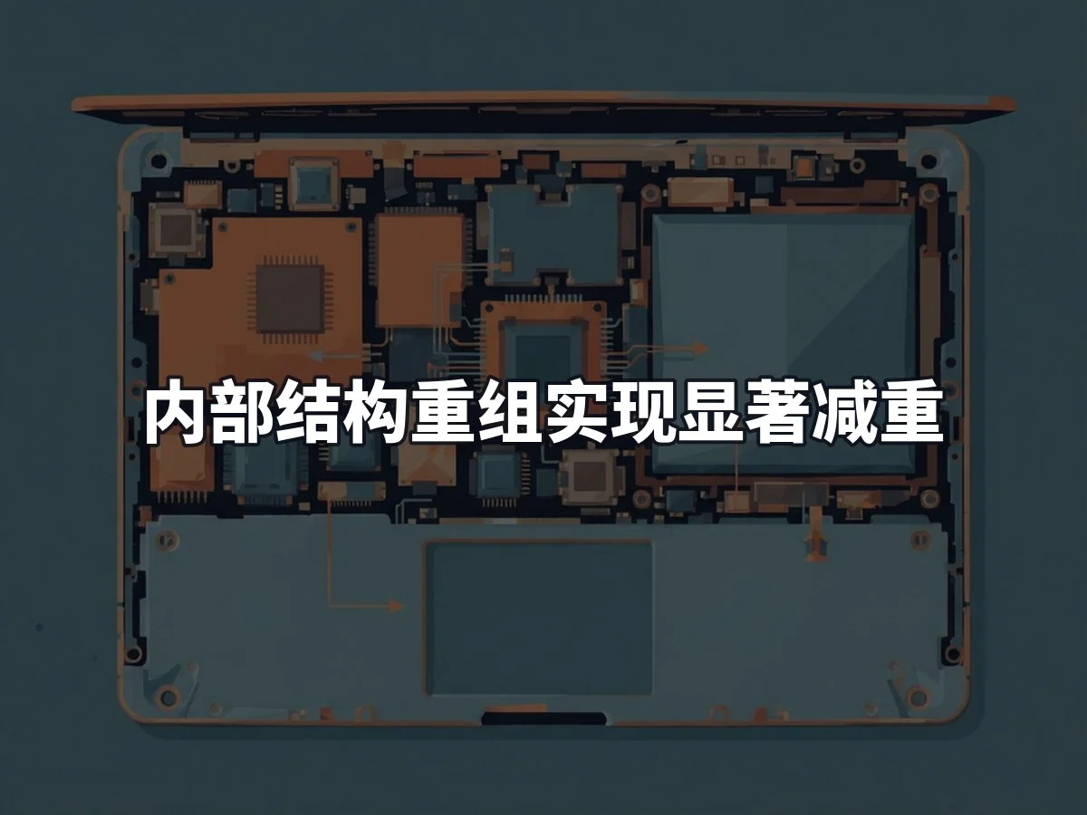 内部结构重组实现显著减重