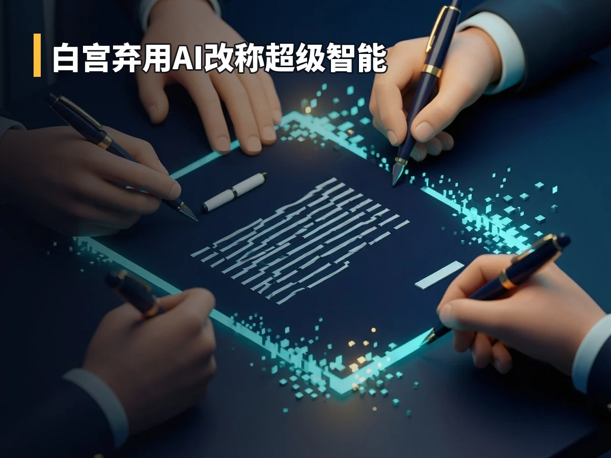 白宫弃用AI改称超级智能