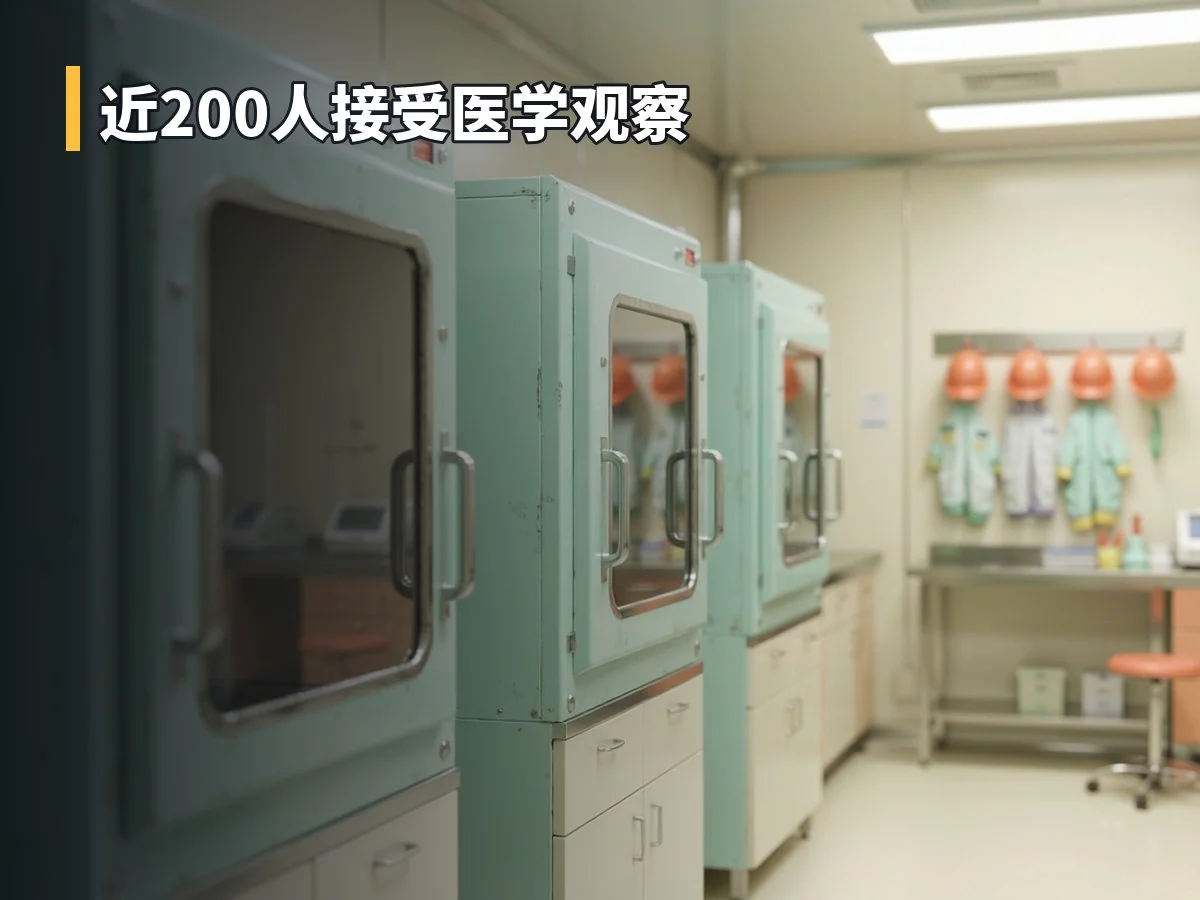近200人接受医学观察
