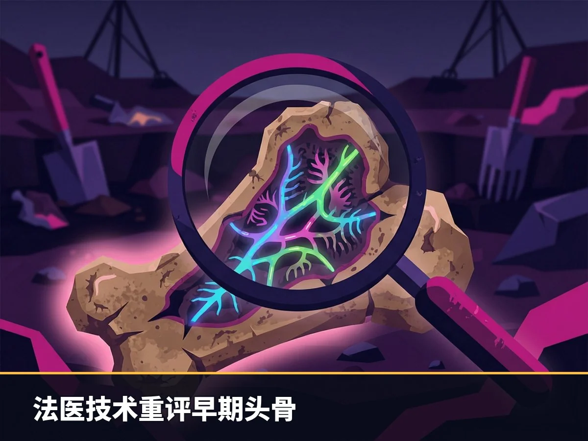 法医技术重评早期头骨