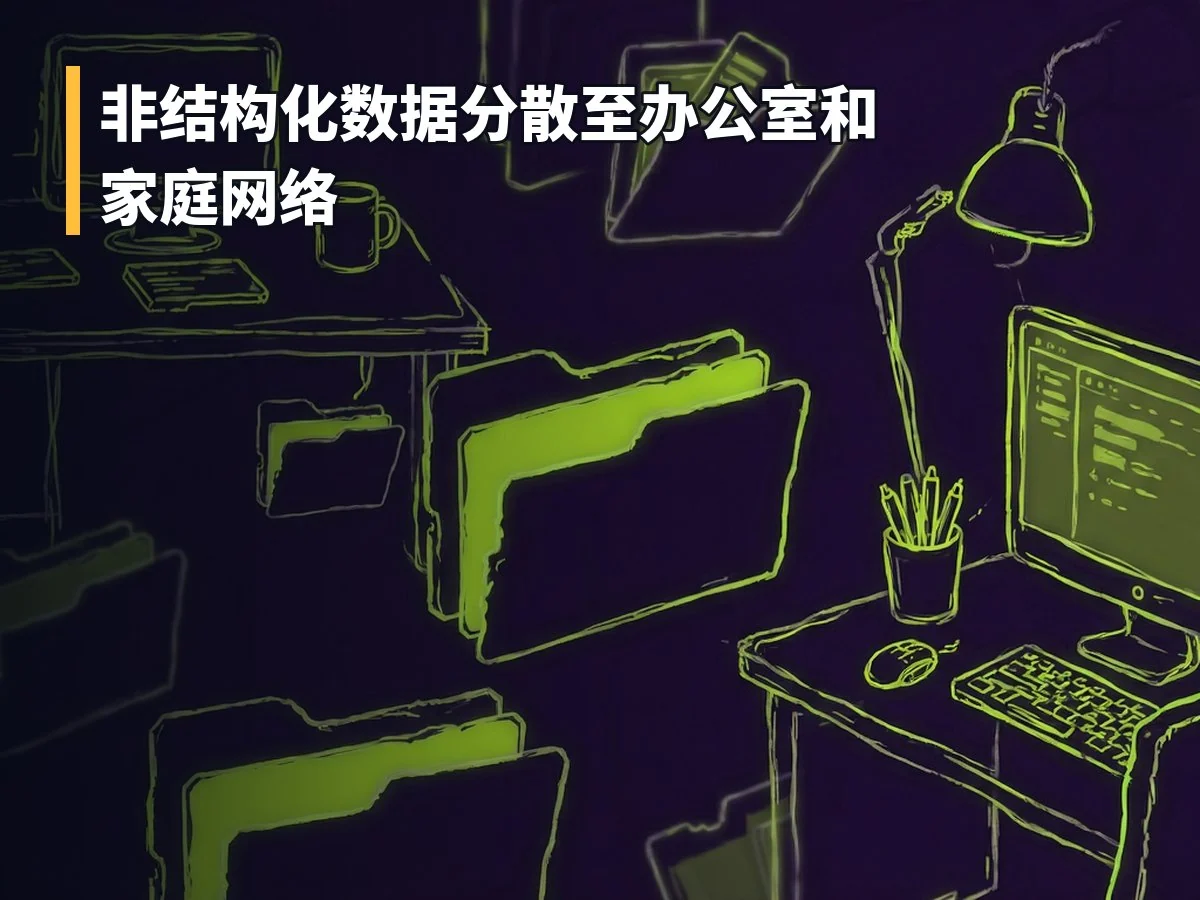 非结构化数据分散至办公室和家庭网络