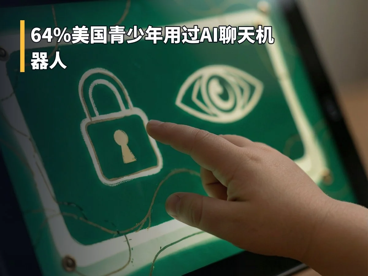 64%美国青少年用过AI聊天机器人