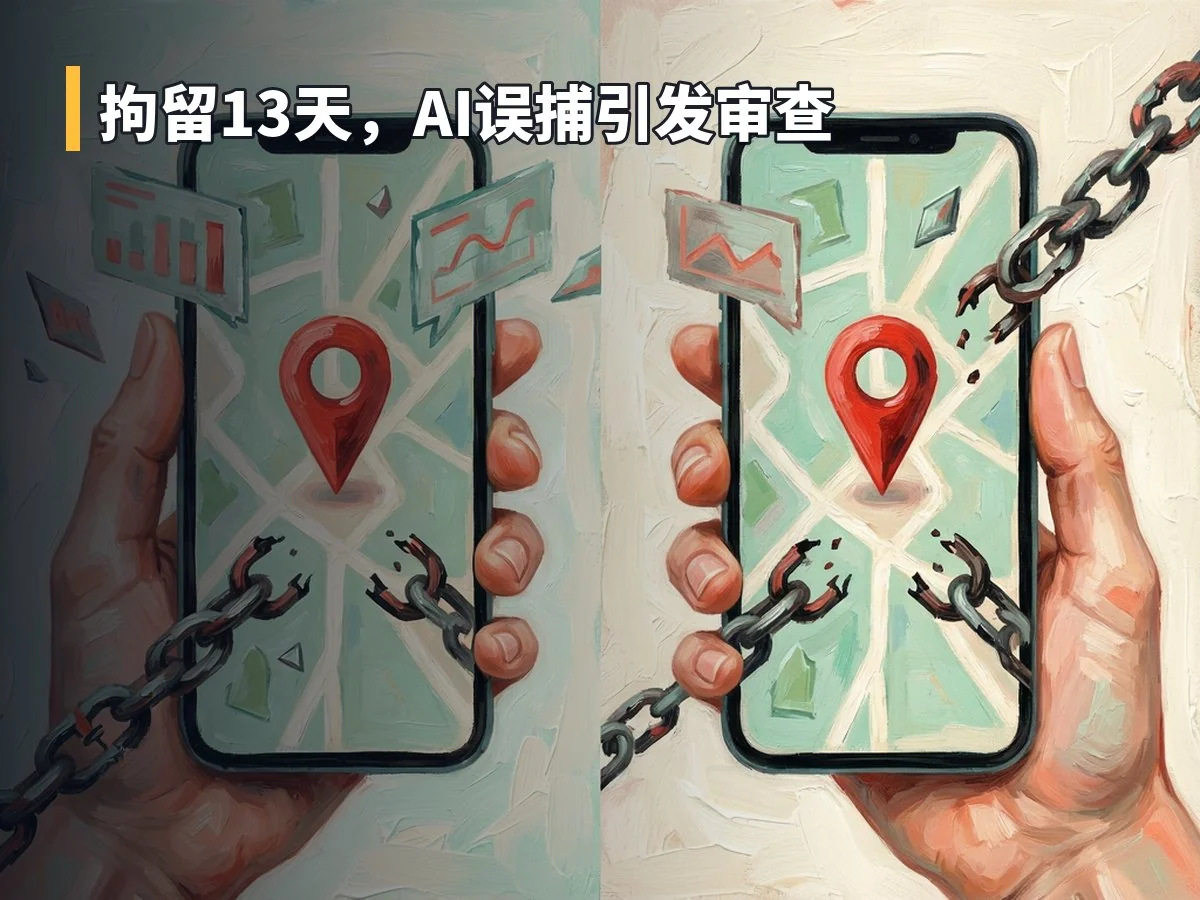 拘留13天，AI误捕引发审查