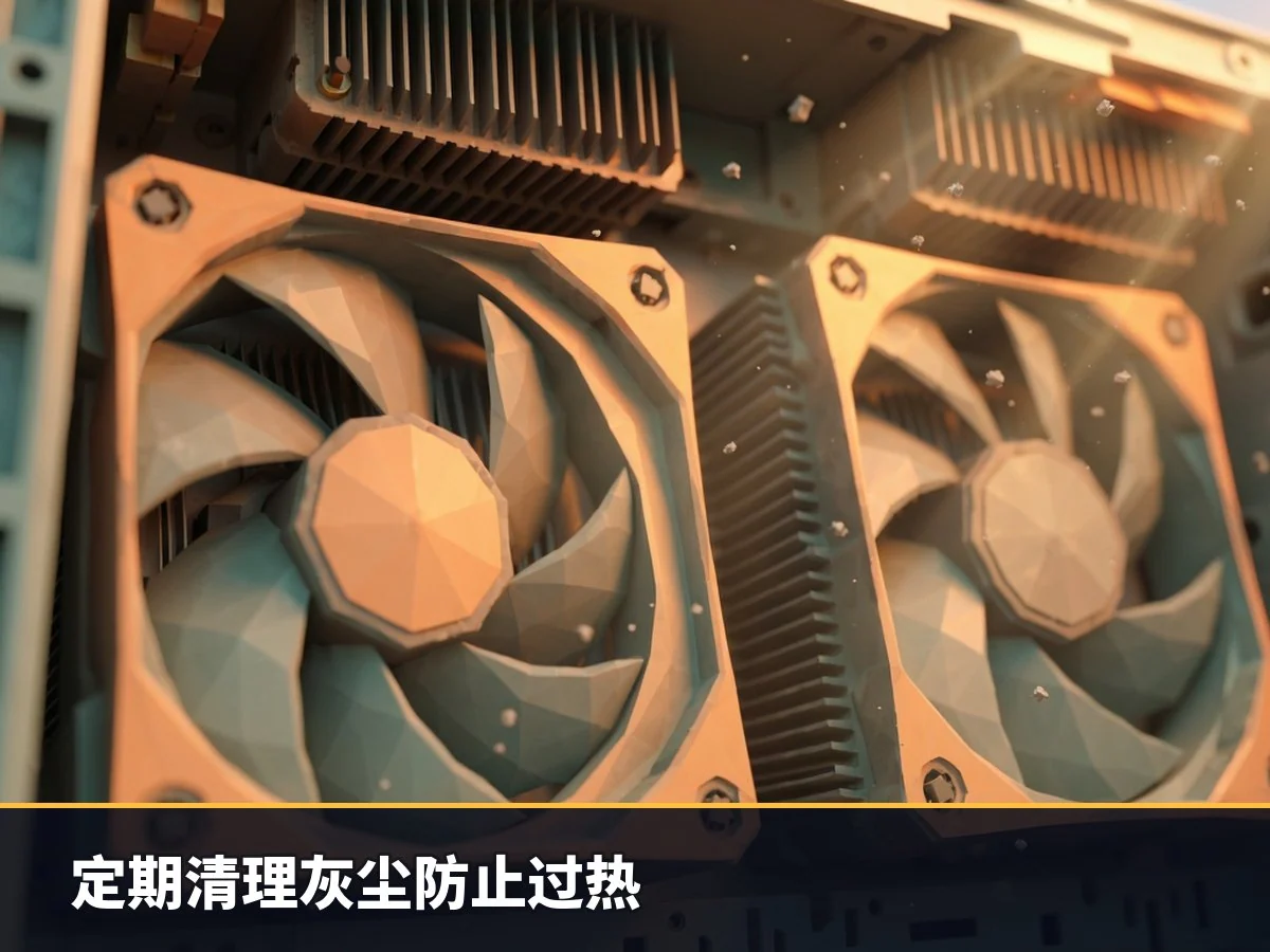 定期清理灰尘防止过热