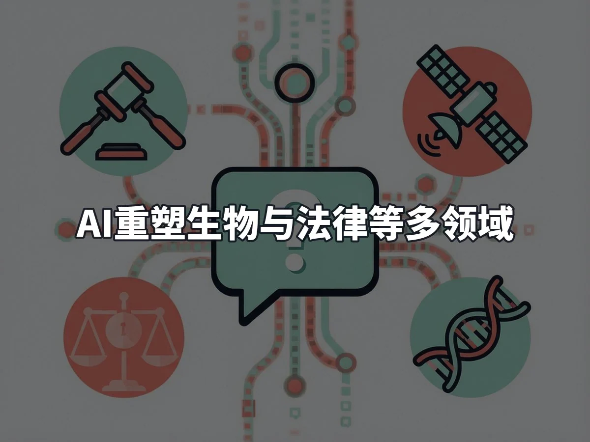 AI重塑生物与法律等多领域