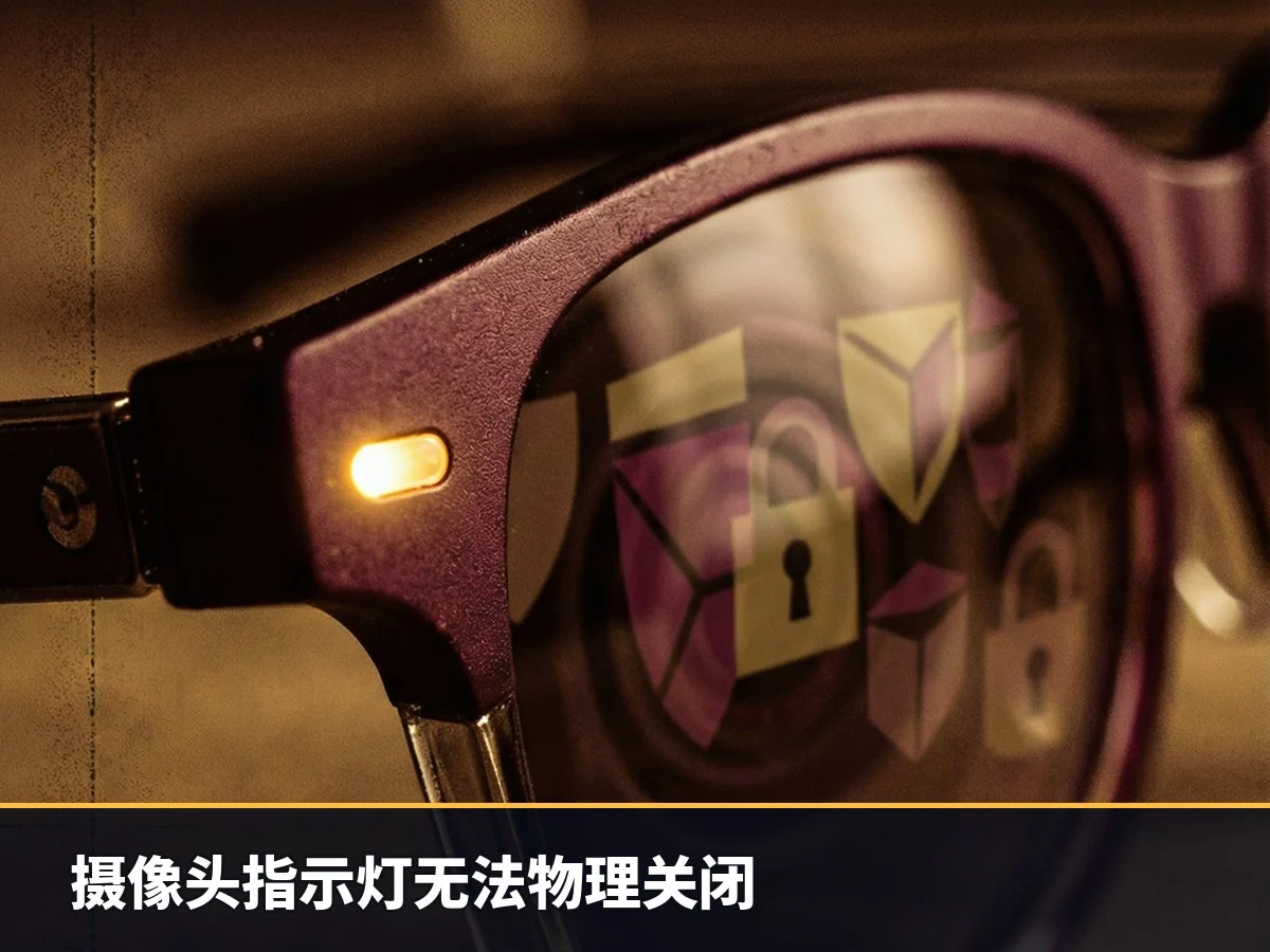 摄像头指示灯无法物理关闭