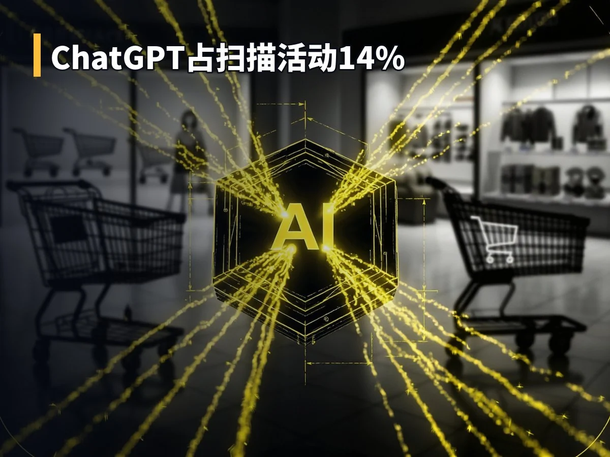 ChatGPT占扫描活动14%