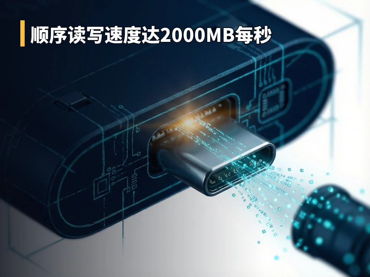 顺序读写速度达2000MB每秒