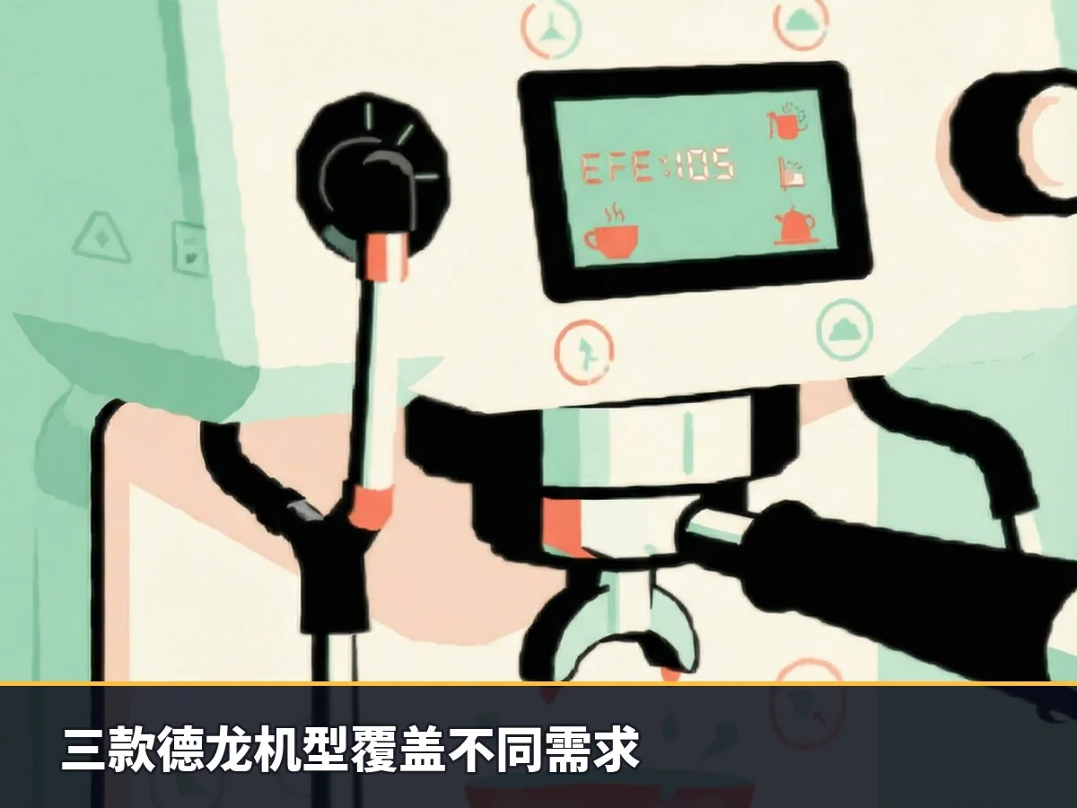 三款德龙机型覆盖不同需求