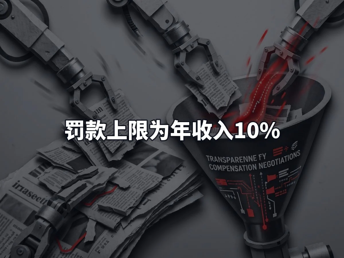 罚款上限为年收入10%