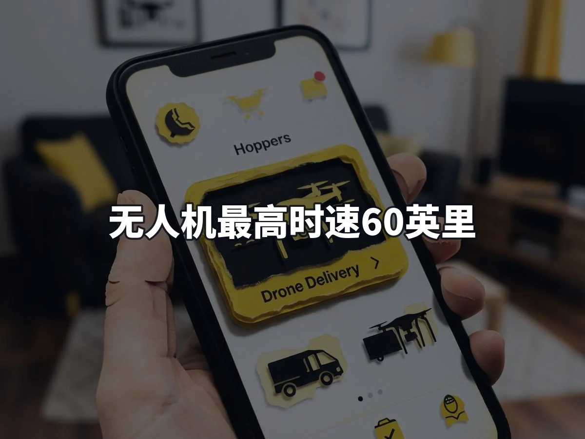 无人机最高时速60英里