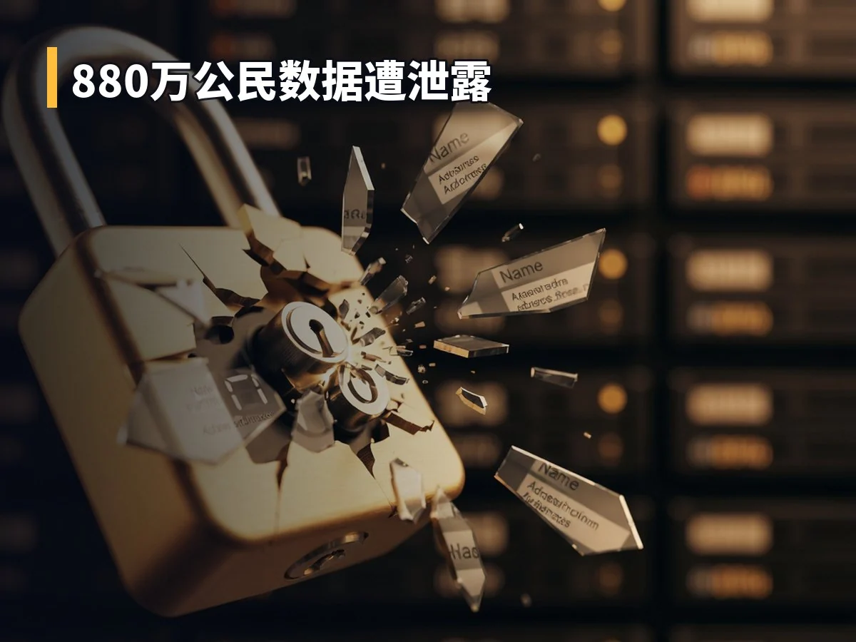 880万公民数据遭泄露