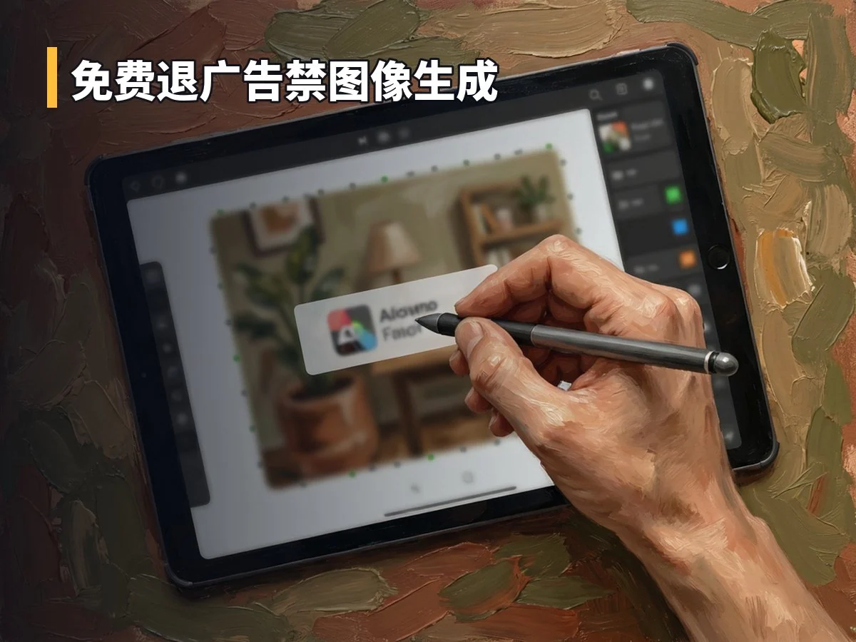 免费退广告禁图像生成