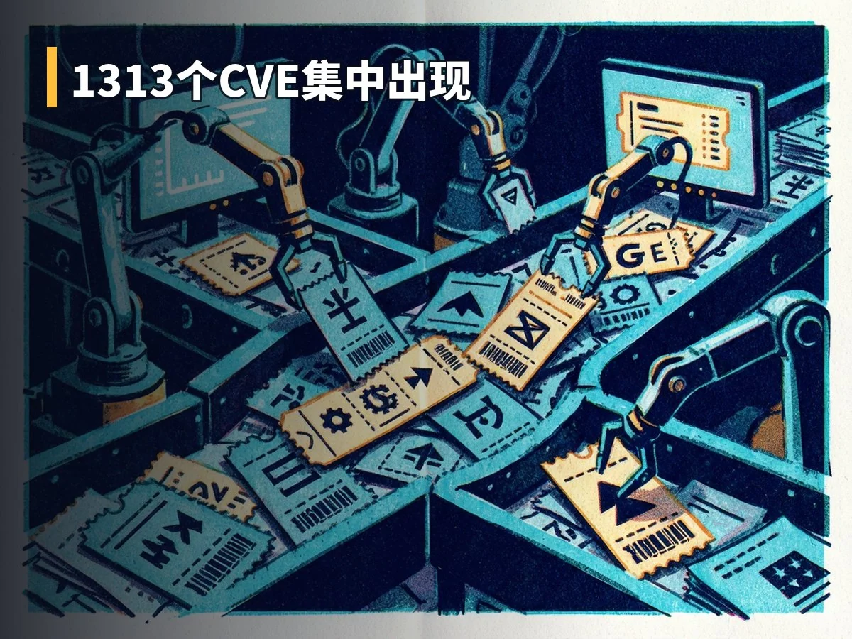1313个CVE集中出现