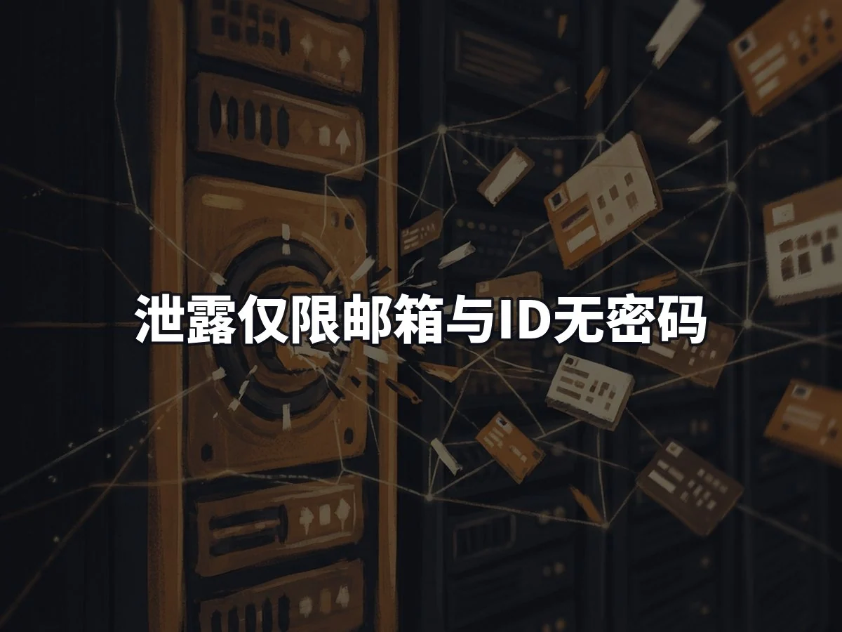 泄露仅限邮箱与ID无密码