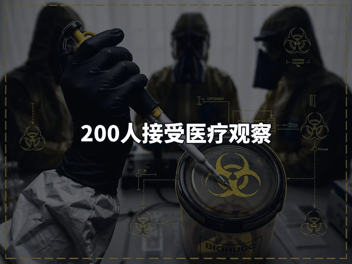 200人接受医疗观察