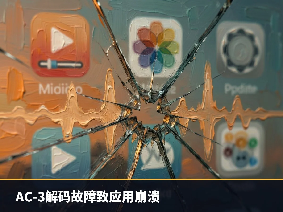 AC-3解码故障致应用崩溃
