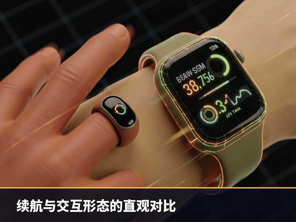 续航与交互形态的直观对比