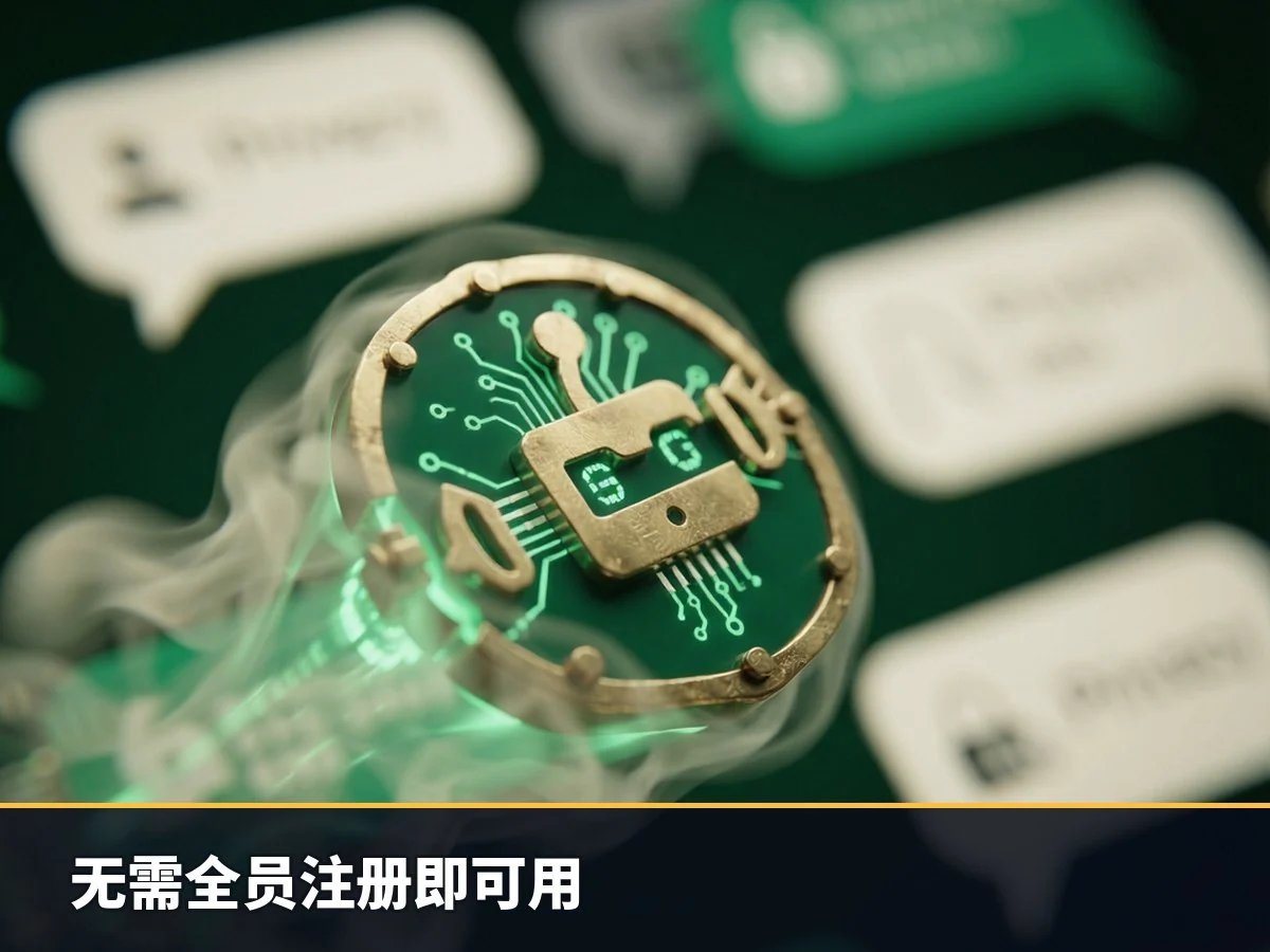 无需全员注册即可用