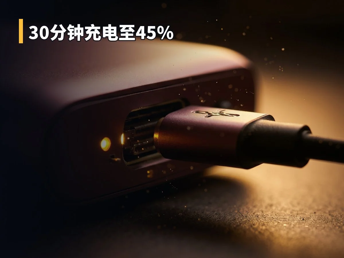 30分钟充电至45%
