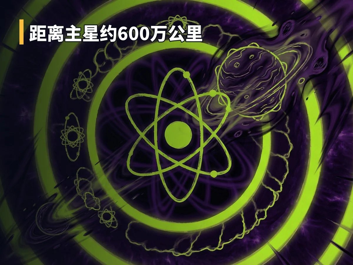 距离主星约600万公里