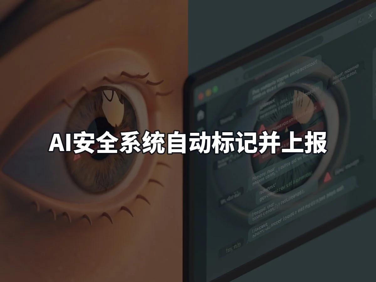 AI安全系统自动标记并上报